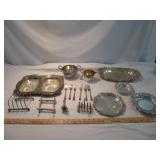 Vintage to Antique Silver Plate Table Service