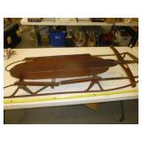 Vintage Flexible Flyer Wood & Steel Snow Sled