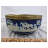 Adams Tunstall England Blue Jasper Ware Bowl