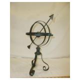Vintage Wrought Metal 16" Armillary Sphere