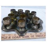 Vintage Cordial / Aperitif 13pc Serving Set