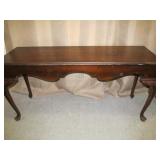 Lane Mid Century Wood Hall / Sofa Table