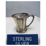 Antique Sterling Silver English Hallmark Baby Cup