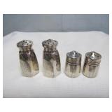 2 Pair Sterling Silver S&P Sets