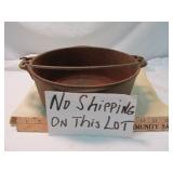 Vintage USA Cast Iron 5qt 10" Stew Pot