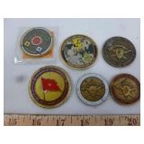 6pc Texas A&M / BSA Challenge Coins