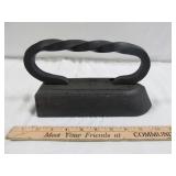 Antique No. 14 Sad Iron w/ Wrought Handle
