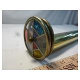 Hand Made Stained Glass & Brass Kaleidoscope