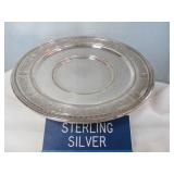 Vintage Wedgwood Sterling Silver Footed Cake Plate
