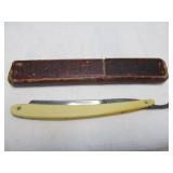 Wilkerson Antique English Straight Razor & Box