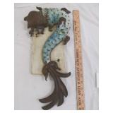 Pepe Mendoza Vintage Solid Brass Koi Door Handle