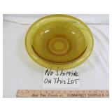 Schweig-Muller Amber Glass Rolled Edge Center Bowl