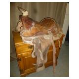 El Rodeo Vintage Hand Made Leather Western Saddle