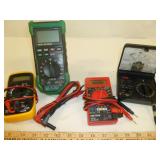 4pc Digital & Analog Multi Meters