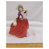 Royal Doulton "Autumn Breezes" Porcelain Figure