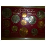 Complete Decimal and last ï¿½.s.d. Type Coin Set