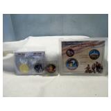 Colorized Collector Coins Bicentennial, Space