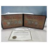 1999-2000 Coins of the Millenium 1st to Last Set