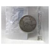 1948-D US Silver Franklin Half Dollar - VG