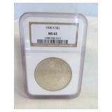 1900-S US Morgan Silver Dollar MS63