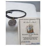 Atocha Treasure Silver Replica Coin Necklace