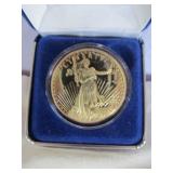 Double Eagle Gold Clad Tribute Coin w/ COA
