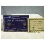 1st & Last Mercury Dimes 1916 & 1945