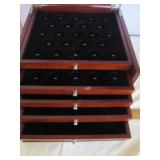 US 1/2 Dollar Coins Display Chest w/ 6 Drawers