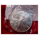 2004 US Silver $1 American Eagle 1oz .999 Silver