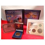 US Bicentennial Coins & 2pc Eisenhower Dollars