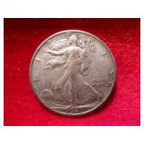 1943-S US Silver Walking Liberty Half Dollar