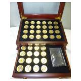 Platinum & Gold Highlighted Sacagawea Dollar Set