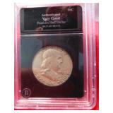 1963-D US Silver Franklin Half Dollar - VG