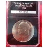 1971-S Eisenhower 40% Silver Dollar Uncirculated