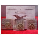 3pc US Standing Liberty Silver Quarters 1926-1930