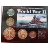 World War II 1941-1945 US Coin Set