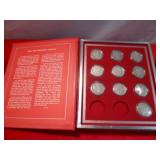 10pc Silver Barber Half Dollar Collection