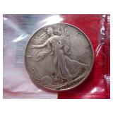 1937-P US Silver Walking Liberty Half Dollar