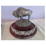 US Buffalo Nickel Crystal Display w/ 8 Coins