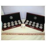Presidential Veterans Silver Clad Medallion Sets