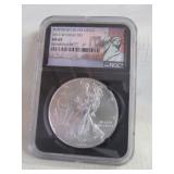 2003 Burnished Silver Eagle 1oz .999 Fine MS69