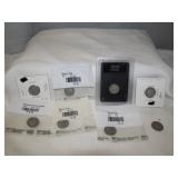 8pc US Silver Mercury Dimes - VG / Fine