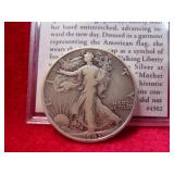 1943-P US Walking Liberty Silver Half Dollar