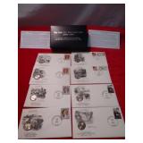 US Five Cent Coins & 1st Day Cover Stamp Set