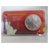 1999 US Silver Eagle 1oz .999 Silver Coin - Sealed