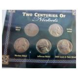 Two Centuries of US Nickels Coin Set
