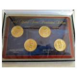 2007 US Presidential Dollar Coin Set in Display