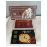3pc American Classic Coin Sets Nickels & Cents