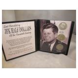Last Circulating JFK Half Dollars 3 Coin Set