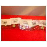 5pc US Silver Roosevelt Dimes Uncirculated & VG